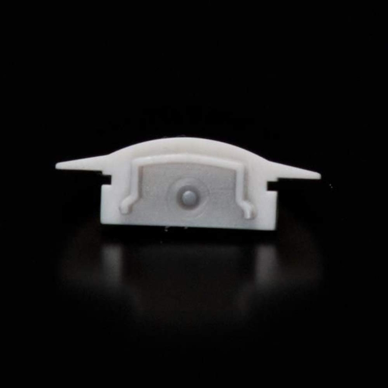 Deko-Light Profil Endkappe, Endkappe F-ET-01-12 Set 2 Stk, Kunststoff, Grau, Tiefe: 27 mm, Breite: 16 mm, Höhe:
