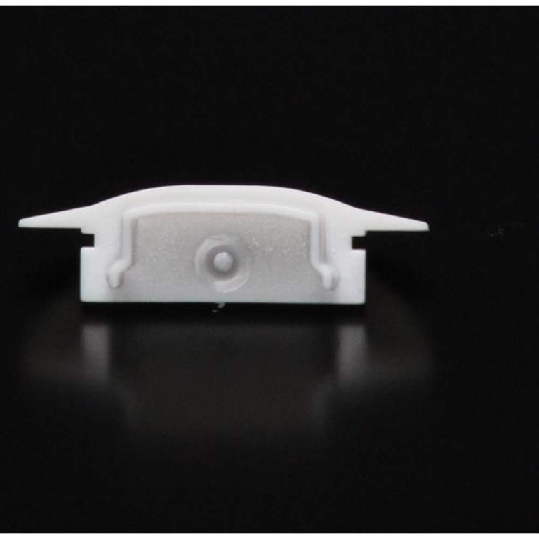 Deko-Light Profil Endkappe, Endkappe F-ET-01-15 Set 2 Stk, Kunststoff, Weiß, Tiefe: 30 mm, Breite: 16 mm, Höhe: