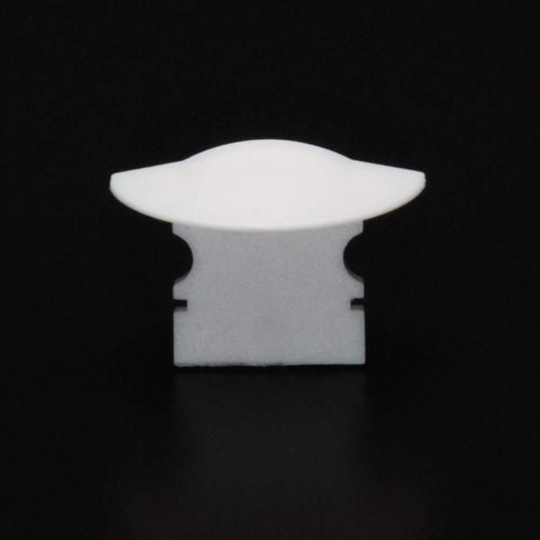 Deko-Light Profil Endkappe, Endkappe F-ET-02-08 Set 2 Stk, Kunststoff, Weiß, Tiefe: 23 mm, Breite: 16 mm, Höhe: