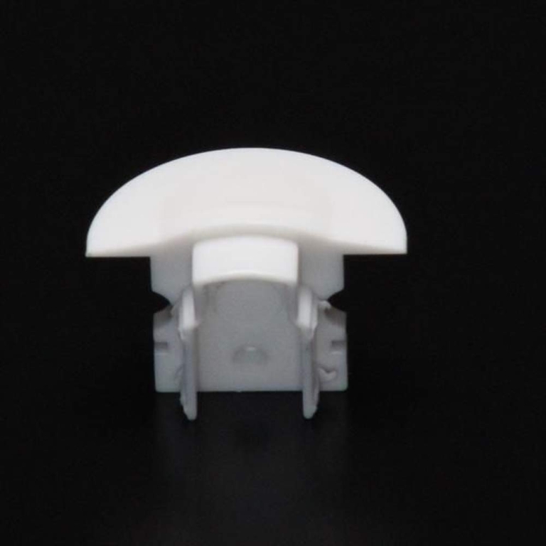 Deko-Light Profil Endkappe, Endkappe F-ET-02-08 Set 2 Stk, Kunststoff, Weiß, Tiefe: 23 mm, Breite: 16 mm, Höhe: