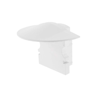 Deko-Light Profil Endkappe, Endkappe F-ET-02-08 Set 2 Stk, Kunststoff, Weiß, Tiefe: 23 mm, Breite: 16 mm, Höhe:
