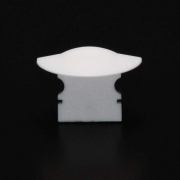 Profil Endkappe, Endkappe F-ET-02-08 Set 2 Stk, Kunststoff, Weiß, Tiefe: 23 mm, Breite: 16 mm, Höhe:
