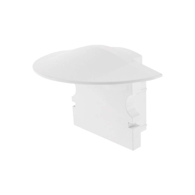 Deko-Light Profil Endkappe, Endkappe F-ET-02-10 Set 2 Stk, Kunststoff, Weiß, Tiefe: 25 mm, Breite: 16 mm, Höhe: