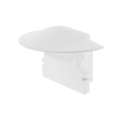 Deko-Light Profil Endkappe, Endkappe F-ET-02-12 Set 2 Stk, Kunststoff, Weiß, Tiefe: 27 mm, Breite: 16 mm, Höhe: