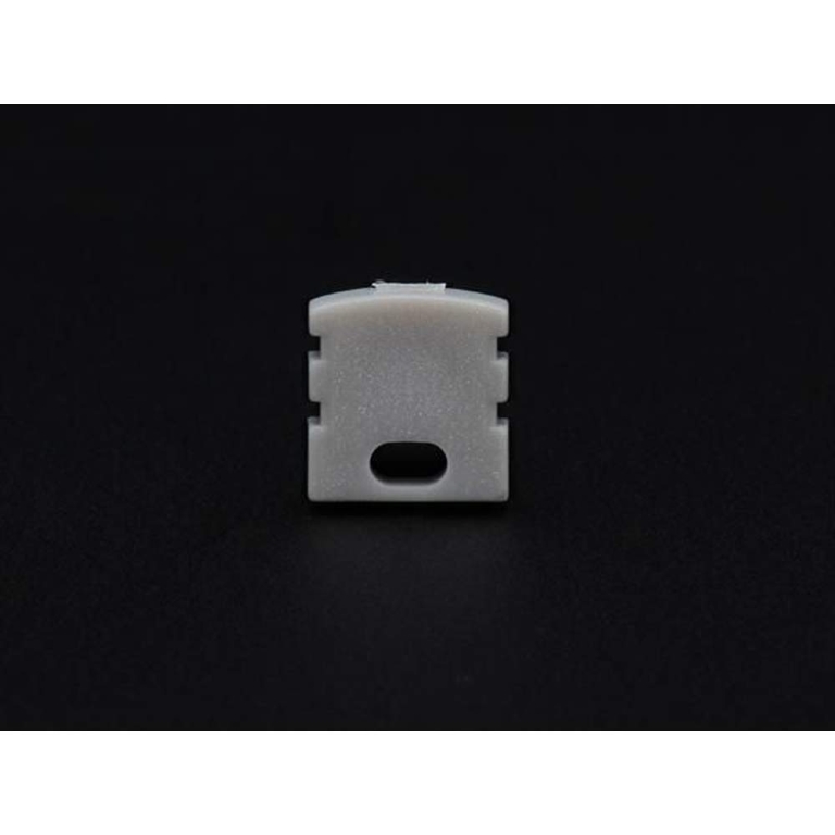 Deko-Light Profil Endkappe, Endkappe F-AU-02-05 Set 2 Stk, Kunststoff, Grau