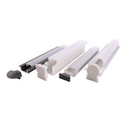 Profil Endkappe, Endkappe F-AM-01-10 Set 2 Stk, Kunststoff, Schwarz