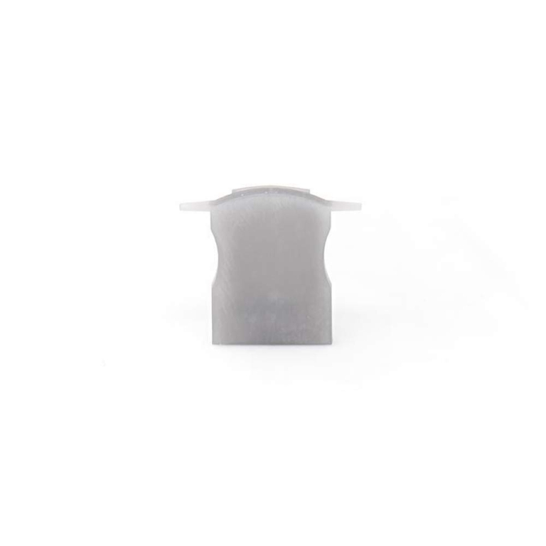 Deko-Light Profil Endkappe, Endkappe F-ET-04-12 Set 2 Stk, Kunststoff, Grau, Tiefe: 27 mm, Breite: 25.7 mm