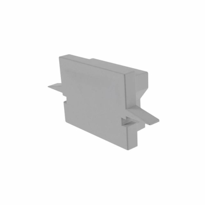 Deko-Light Profil Endkappe, Endkappe H-ET-01-10 Set 2 Stk, Kunststoff, Grau, Tiefe: 25 mm, Breite: 6 mm, Höhe: