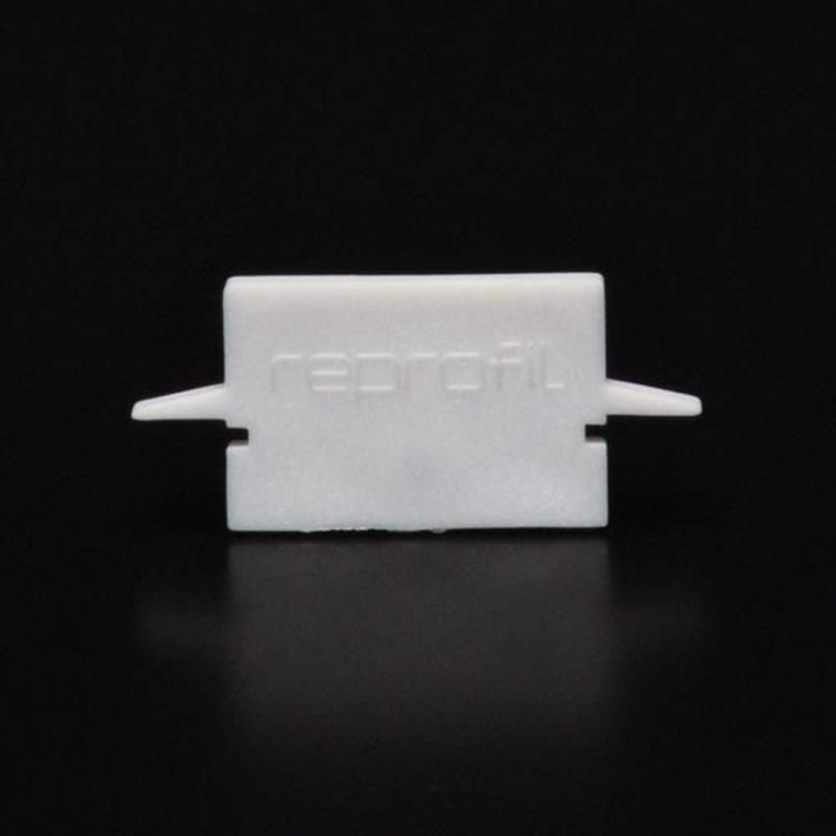 Deko-Light Profil Endkappe, Endkappe H-ET-01-12 Set 2 Stk, Kunststoff, Weiß, Tiefe: 27 mm, Breite: 6 mm, Höhe: