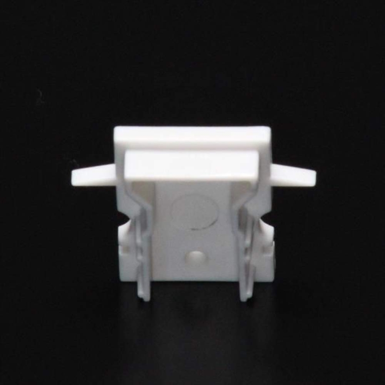 Deko-Light Profil Endkappe, Endkappe H-ET-02-10 Set 2 Stk, Kunststoff, Weiß, Tiefe: 25 mm, Breite: 6 mm, Höhe:
