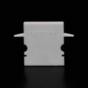 Profil Endkappe, Endkappe H-ET-02-12 Set 2 Stk, Kunststoff, Grau, Tiefe: 27 mm, Breite: 6 mm, Höhe: