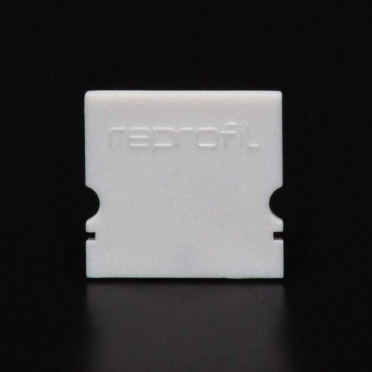 Deko-Light Profil Endkappe, Endkappe H-AU-02-15 Set 2 Stk, Kunststoff, Weiß, Tiefe: 21 mm, Breite: 6 mm, Höhe: