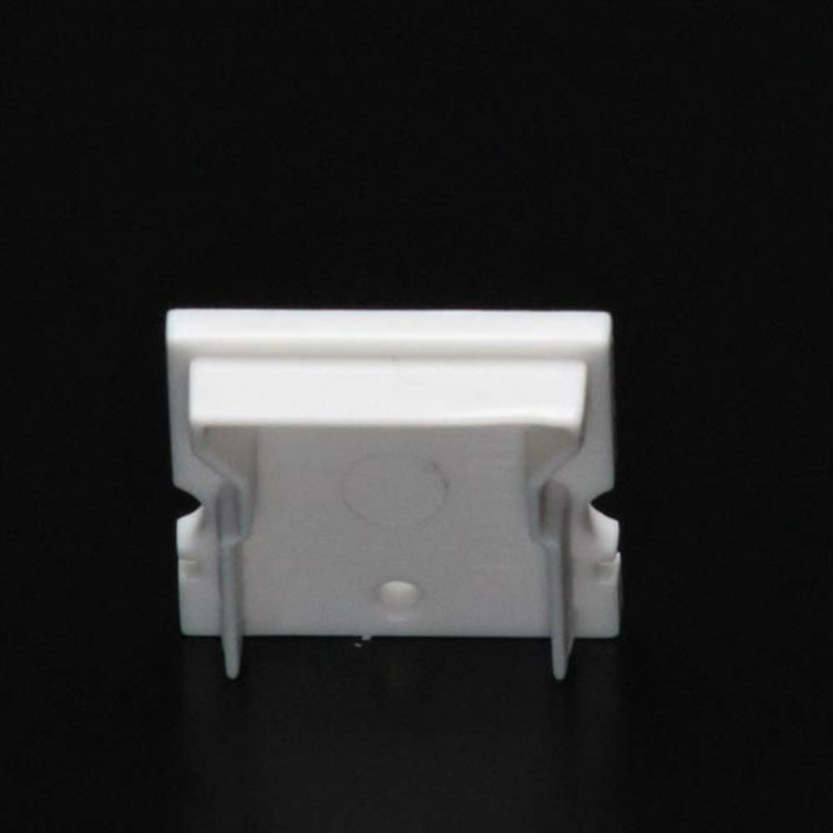 Deko-Light Profil Endkappe, Endkappe H-AU-02-15 Set 2 Stk, Kunststoff, Weiß, Tiefe: 21 mm, Breite: 6 mm, Höhe: