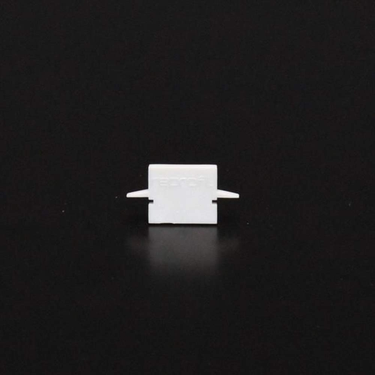 Deko-Light Profil Endkappe, Endkappe H-ET-01-08 Set 2 Stk, Kunststoff, Grau, Tiefe: 23 mm, Breite: 6 mm, Höhe: