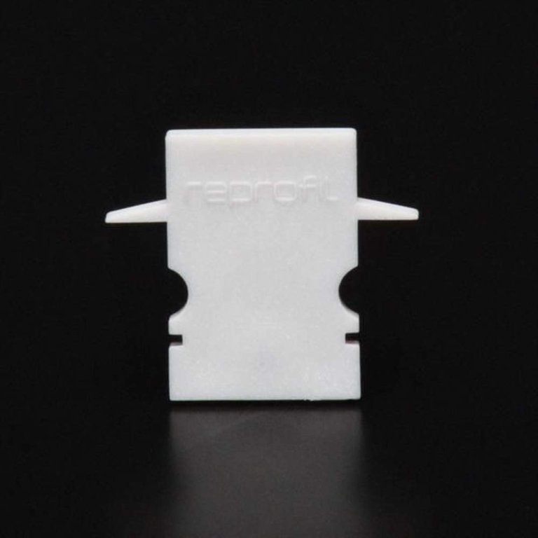 Deko-Light Profil Endkappe, Endkappe H-ET-02-08 Set 2 Stk, Kunststoff, Weiß, Tiefe: 23 mm, Breite: 6 mm, Höhe: