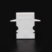 Profil Endkappe, Endkappe H-ET-02-08 Set 2 Stk, Kunststoff, Weiß, Tiefe: 23 mm, Breite: 6 mm, Höhe: