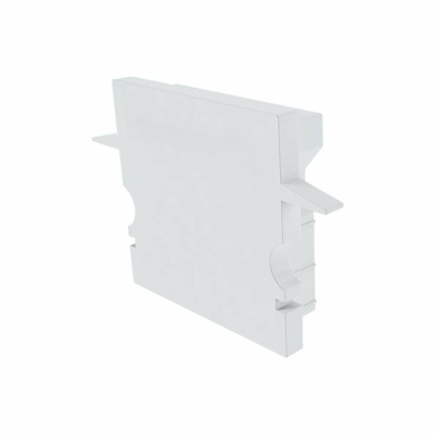Deko-Light Profil Endkappe, Endkappe H-ET-02-15 Set 2 Stk, Kunststoff, Weiß, Tiefe: 30 mm, Breite: 6 mm, Höhe: