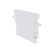 Profil Endkappe, Endkappe H-ET-02-15 Set 2 Stk, Kunststoff, Weiß, Tiefe: 30 mm, Breite: 6 mm, Höhe: