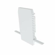 Profil Endkappe, Endkappe H-ET-03-10 Set 2 Stk, Kunststoff, Weiß, Tiefe: 37.5 mm, Breite: 25.5 mm