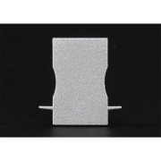 Profil Endkappe, Endkappe H-ET-04-12 Set 2 Stk, Kunststoff, Grau, Tiefe: 27 mm, Breite: 28.6 mm