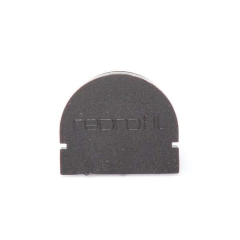 Deko-Light Profil Endkappe, Endkappe R-AU-01-12 Set 2 Stk, Kunststoff, Schwarz, Tiefe: 18 mm, Breite: 6 mm, Höh
