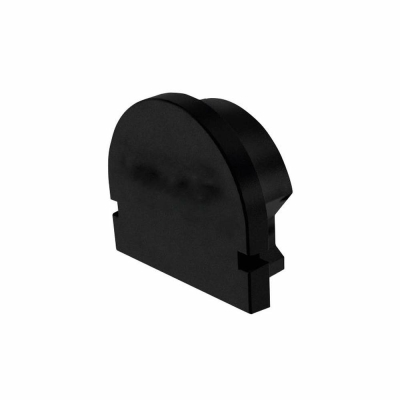 Deko-Light Profil Endkappe, Endkappe R-AU-01-12 Set 2 Stk, Kunststoff, Schwarz, Tiefe: 18 mm, Breite: 6 mm, Höh