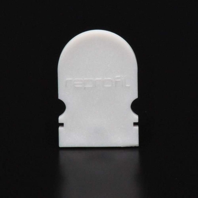 Deko-Light Profil Endkappe, Endkappe R-AU-02-10 Set 2 Stk, Kunststoff, Weiß, Tiefe: 16 mm, Breite: 6 mm, Höhe: