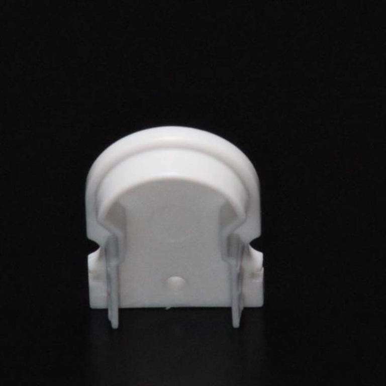Deko-Light Profil Endkappe, Endkappe R-AU-02-12 Set 2 Stk, Kunststoff, Weiß, Tiefe: 18 mm, Breite: 6 mm, Höhe: