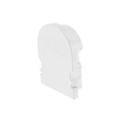 Deko-Light Profil Endkappe, Endkappe R-AU-02-12 Set 2 Stk, Kunststoff, Weiß, Tiefe: 18 mm, Breite: 6 mm, Höhe: