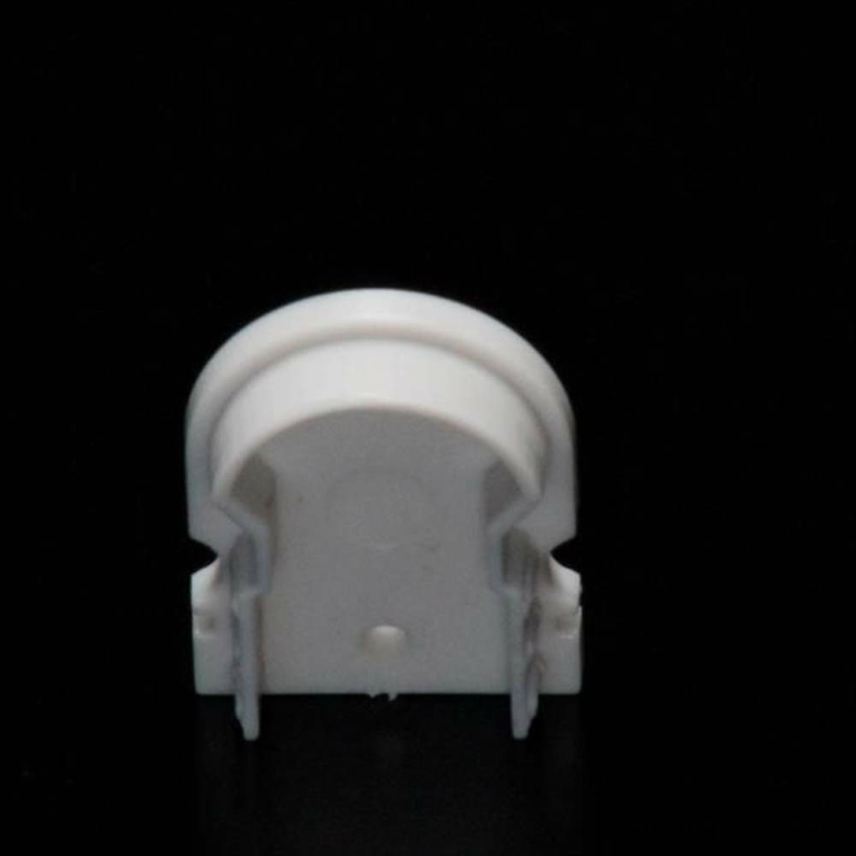 Deko-Light Profil Endkappe, Endkappe R-AU-02-12 Set 2 Stk, Kunststoff, Grau, Tiefe: 18 mm, Breite: 6 mm, Höhe: