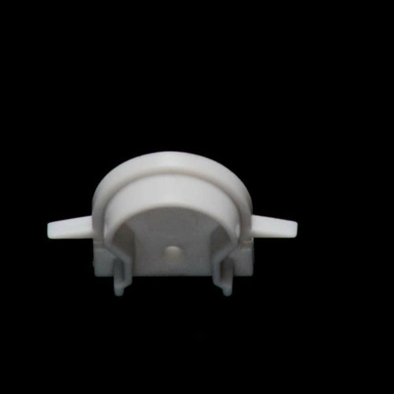 Deko-Light Profil Endkappe, Endkappe R-ET-01-10 Set 2 Stk, Kunststoff, Grau, Tiefe: 25 mm, Breite: 6 mm, Höhe: