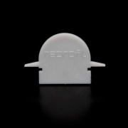 Profil Endkappe, Endkappe R-ET-01-10 Set 2 Stk, Kunststoff, Grau, Tiefe: 25 mm, Breite: 6 mm, Höhe: