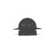Profil Endkappe, Endkappe R-ET-01-10 Set 2 Stk, Kunststoff, Schwarz, Tiefe: 25 mm, Breite: 6 mm, Höh