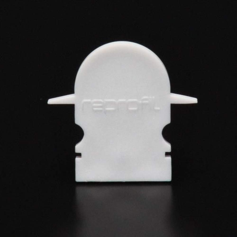 Deko-Light Profil Endkappe, Endkappe R-ET-02-10 Set 2 Stk, Kunststoff, Weiß, Tiefe: 25 mm, Breite: 6 mm, Höhe: