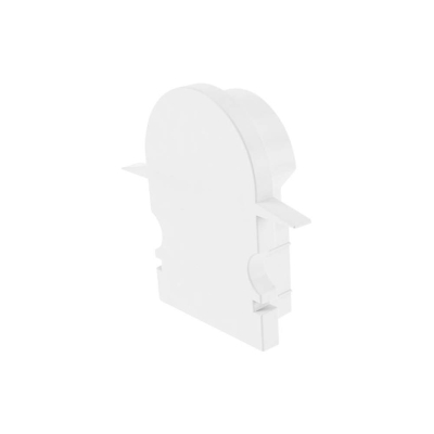 Deko-Light Profil Endkappe, Endkappe R-ET-02-10 Set 2 Stk, Kunststoff, Weiß, Tiefe: 25 mm, Breite: 6 mm, Höhe: