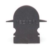 Profil Endkappe, Endkappe R-ET-02-10 Set 2 Stk, Kunststoff, Schwarz, Tiefe: 25 mm, Breite: 6 mm, Höh