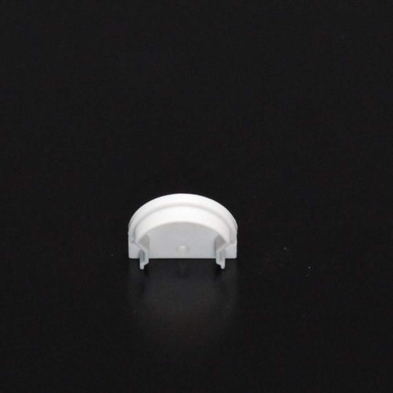 Deko-Light Profil Endkappe, Endkappe R-AU-01-15 Set 2 Stk, Kunststoff, Weiß, Tiefe: 21 mm, Breite: 6 mm, Höhe:
