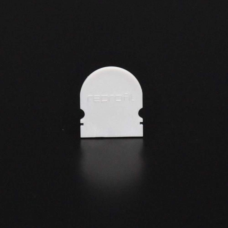 Deko-Light Profil Endkappe, Endkappe R-AU-02-15 Set 2 Stk, Kunststoff, Grau, Tiefe: 21 mm, Breite: 6 mm, Höhe: