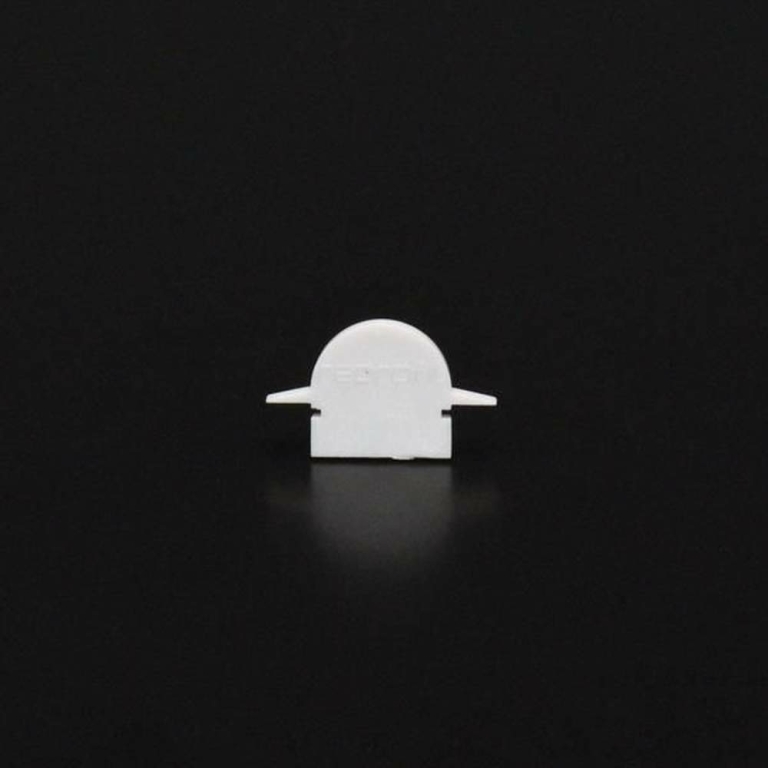 Deko-Light Profil Endkappe, Endkappe R-ET-01-08 Set 2 Stk, Kunststoff, Grau, Tiefe: 23 mm, Breite: 6 mm, Höhe: