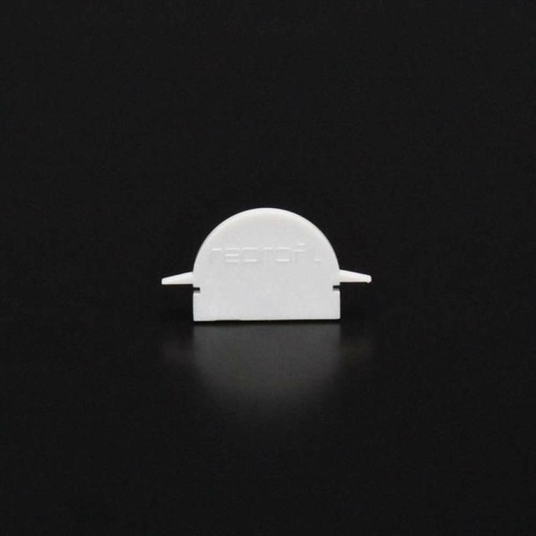 Deko-Light Profil Endkappe, Endkappe R-ET-01-15 Set 2 Stk, Kunststoff, Grau, Tiefe: 30 mm, Breite: 6 mm, Höhe: