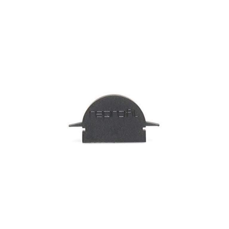 Deko-Light Profil Endkappe, Endkappe R-ET-01-15 Set 2 Stk, Kunststoff, Schwarz, Tiefe: 30 mm, Breite: 6 mm, Höh