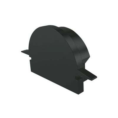 Deko-Light Profil Endkappe, Endkappe R-ET-01-15 Set 2 Stk, Kunststoff, Schwarz, Tiefe: 30 mm, Breite: 6 mm, Höh
