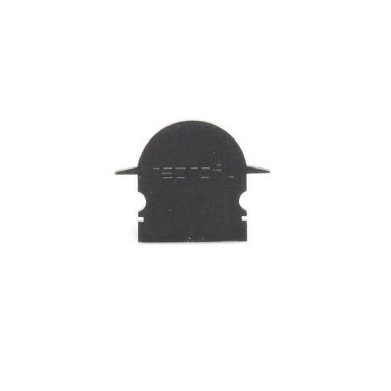 Deko-Light Profil Endkappe, Endkappe R-ET-02-15 Set 2 Stk, Kunststoff, Schwarz, Tiefe: 30 mm, Breite: 6 mm, Höh