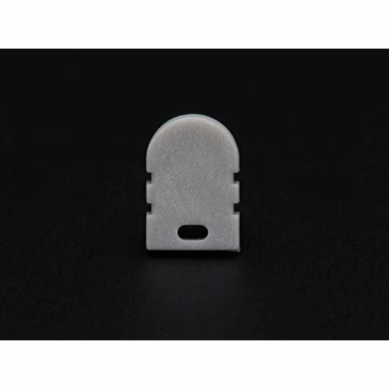 Deko-Light Profil Endkappe, Endkappe R-AU-02-05 Set 2 Stk, Kunststoff, Grau