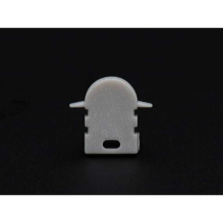 Deko-Light Profil Endkappe, Endkappe R-ET-02-05 Set 2 Stk, Kunststoff, Grau
