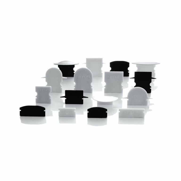 Deko-Light Profil Endkappe, Endkappe R-ET-02-05 Set 2 Stk, Kunststoff, Schwarz