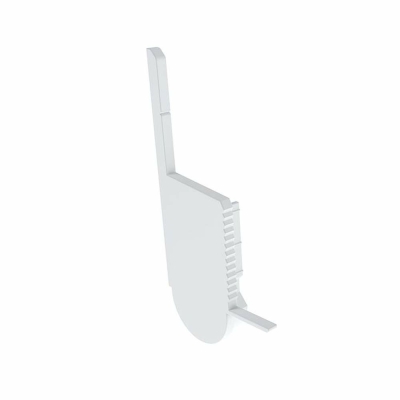 Deko-Light Profil Endkappe, Endkappe R-EL-03-10 Set 2 Stk, Kunststoff, Weiß, Tiefe: 54 mm, Breite: 27.6 mm