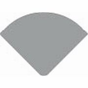 Profil Endkappe, Endkappe R-AV-05-12 Set 2 Stk, Aluminium, Silber