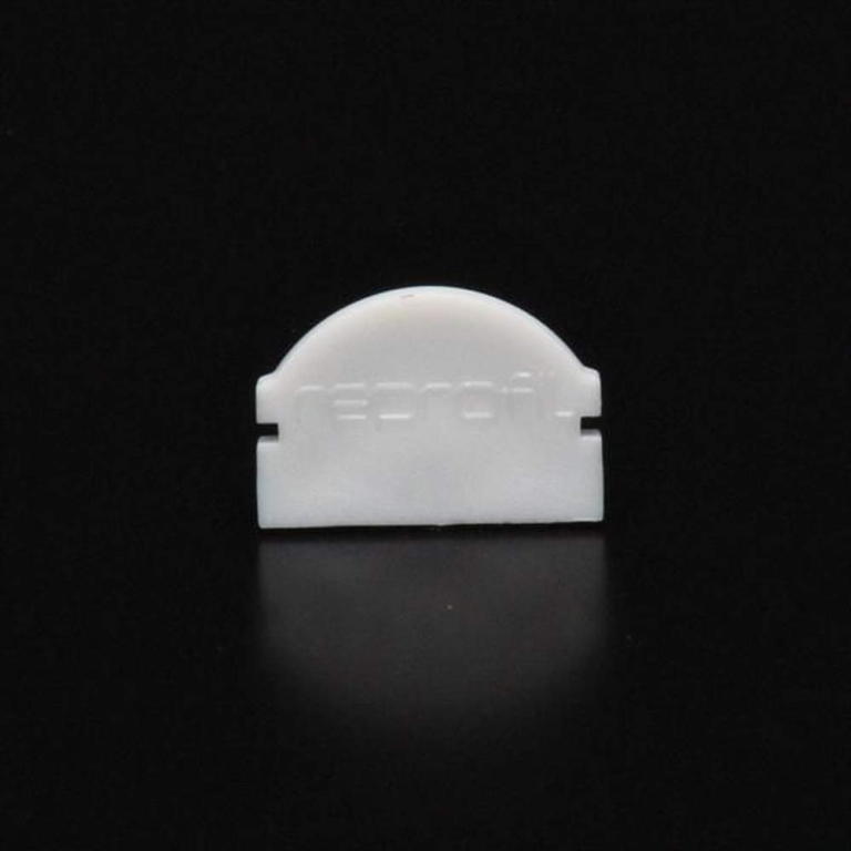 Deko-Light Profil Endkappe, Endkappe L-AU-01-10 Set 2 Stk, Kunststoff, Weiß, Tiefe: 16 mm, Breite: 6 mm, Höhe: