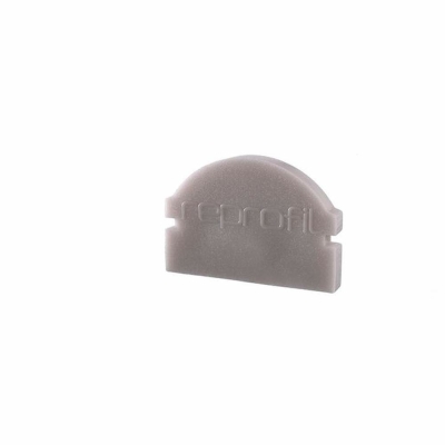 Deko-Light Profil Endkappe, Endkappe L-AU-01-10 Set 2 Stk, Kunststoff, Grau, Tiefe: 16 mm, Breite: 6 mm, Höhe: